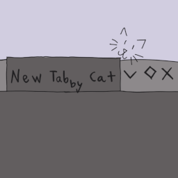 New
tab with a cat face