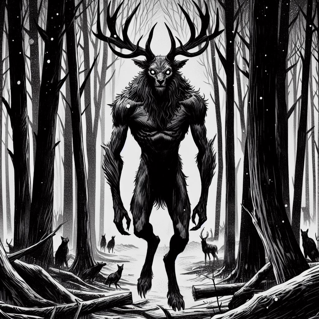 Graphic of wendigo